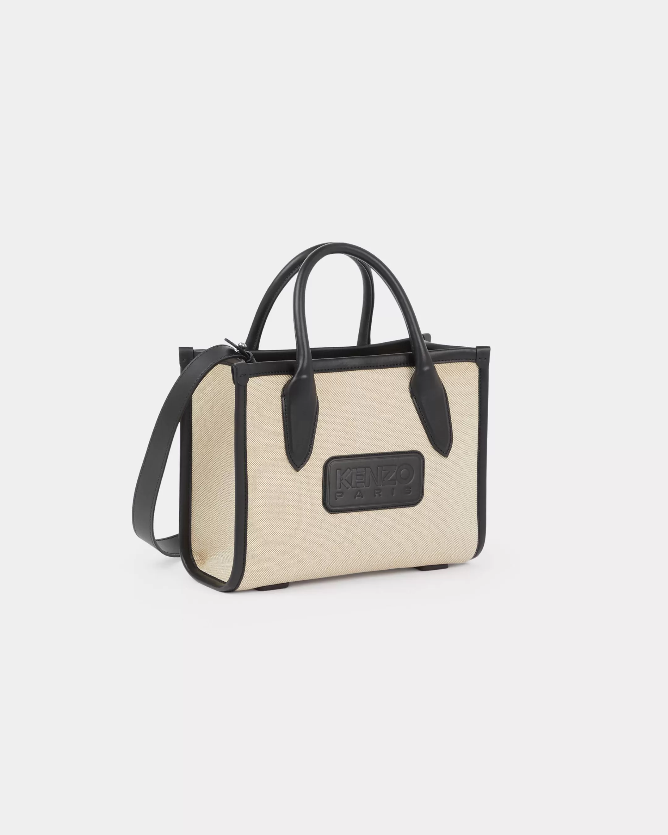 Discount Bolso tote pequeño ' 18' de lona y piel Mujer Bolsos Mujer | Novedades