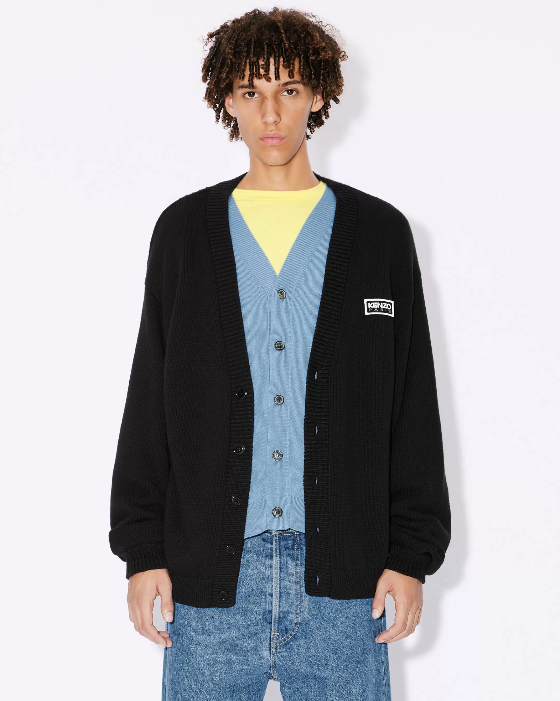 Discount Cárdigan bordado 'Bicolor Paris' Hombre Jerseis