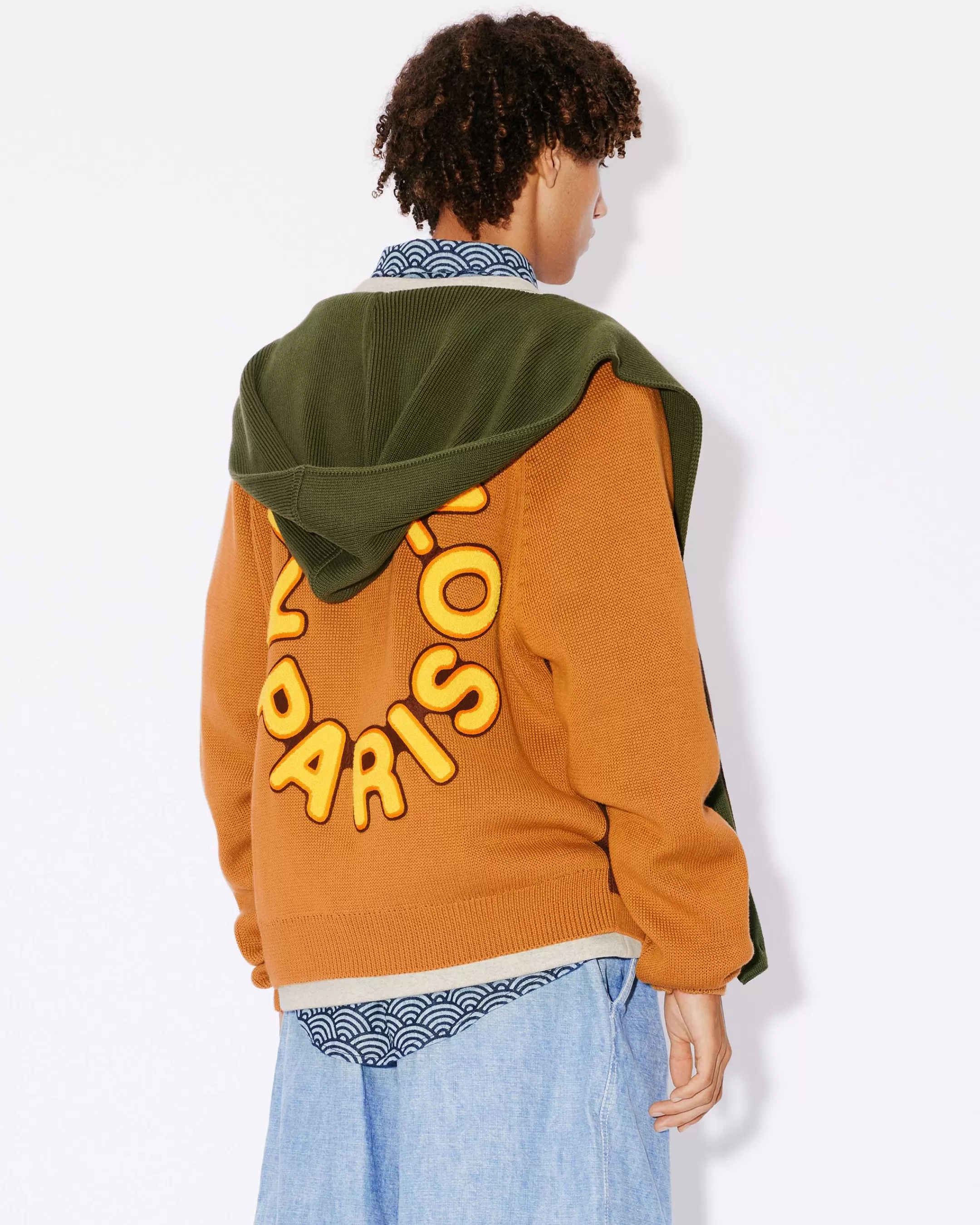 Online Cárdigan de colores con capucha Hombre Jerseis | Novedades