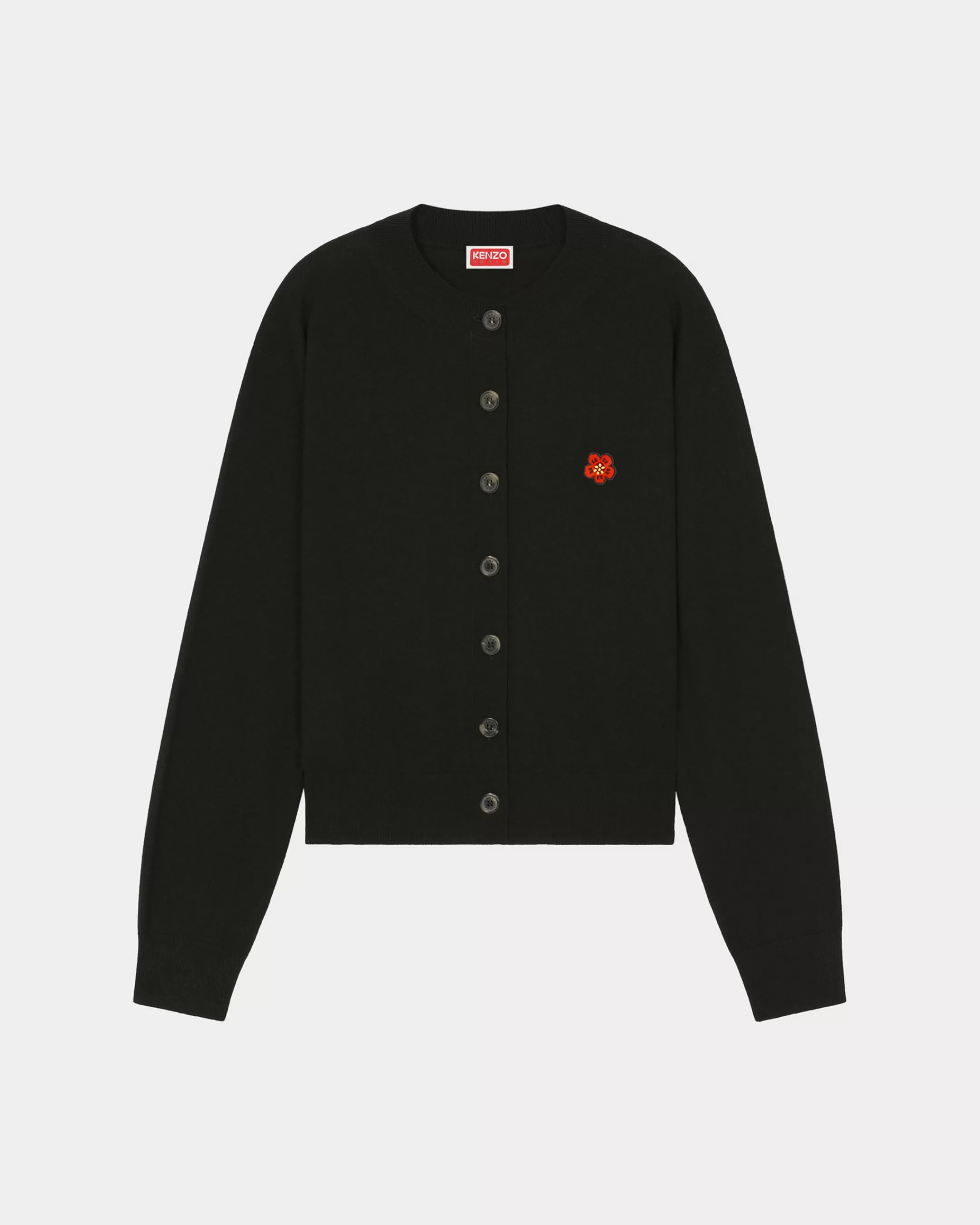 New Cárdigan de lana RWS con bordado 'Boke Crest Crew' Mujer Jerséis | Boke Flower