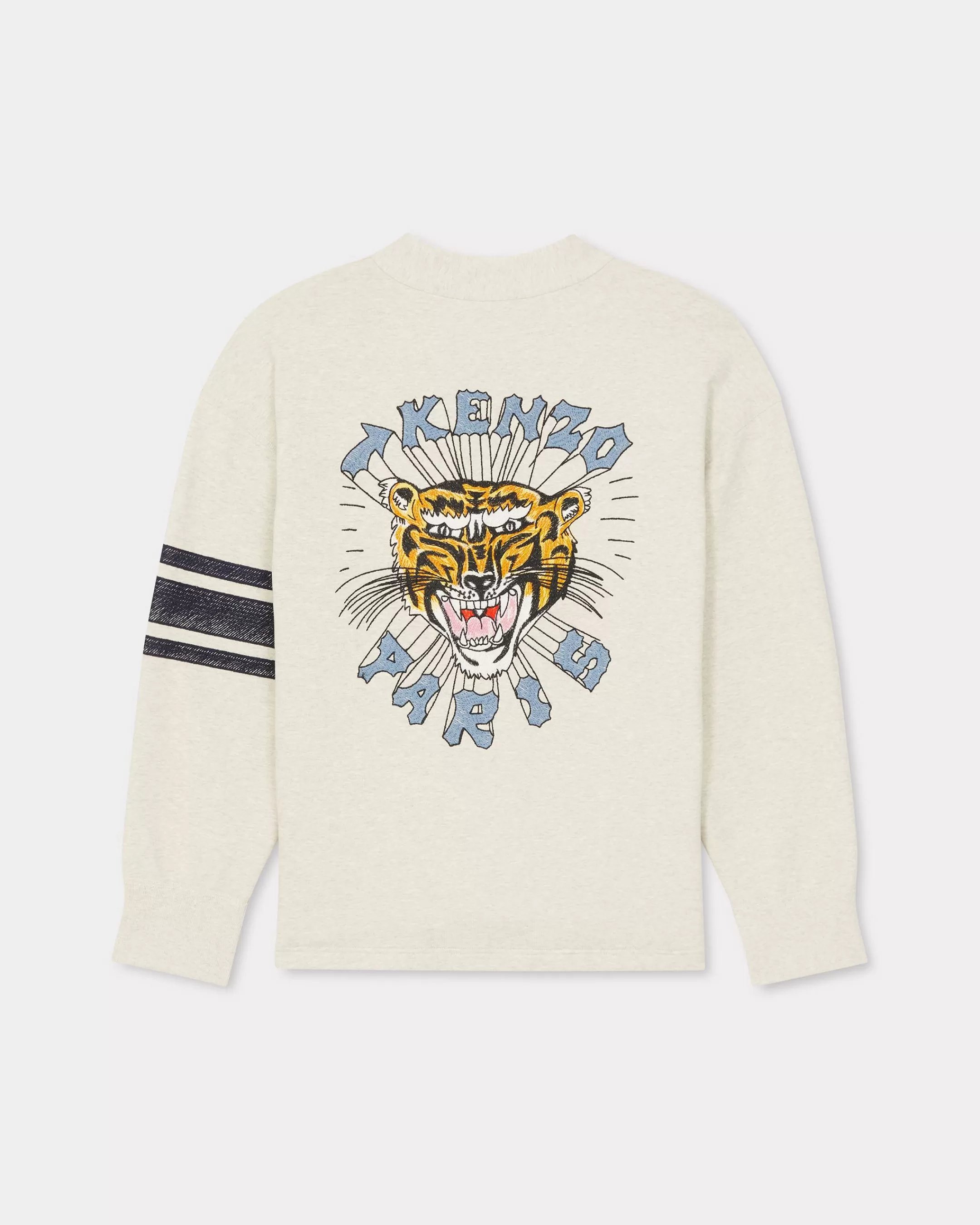 Best Sale Cárdigan superoversize con bordado ' Drawn Varsity' Hombre Sudaderas y Hoodies | Novedades
