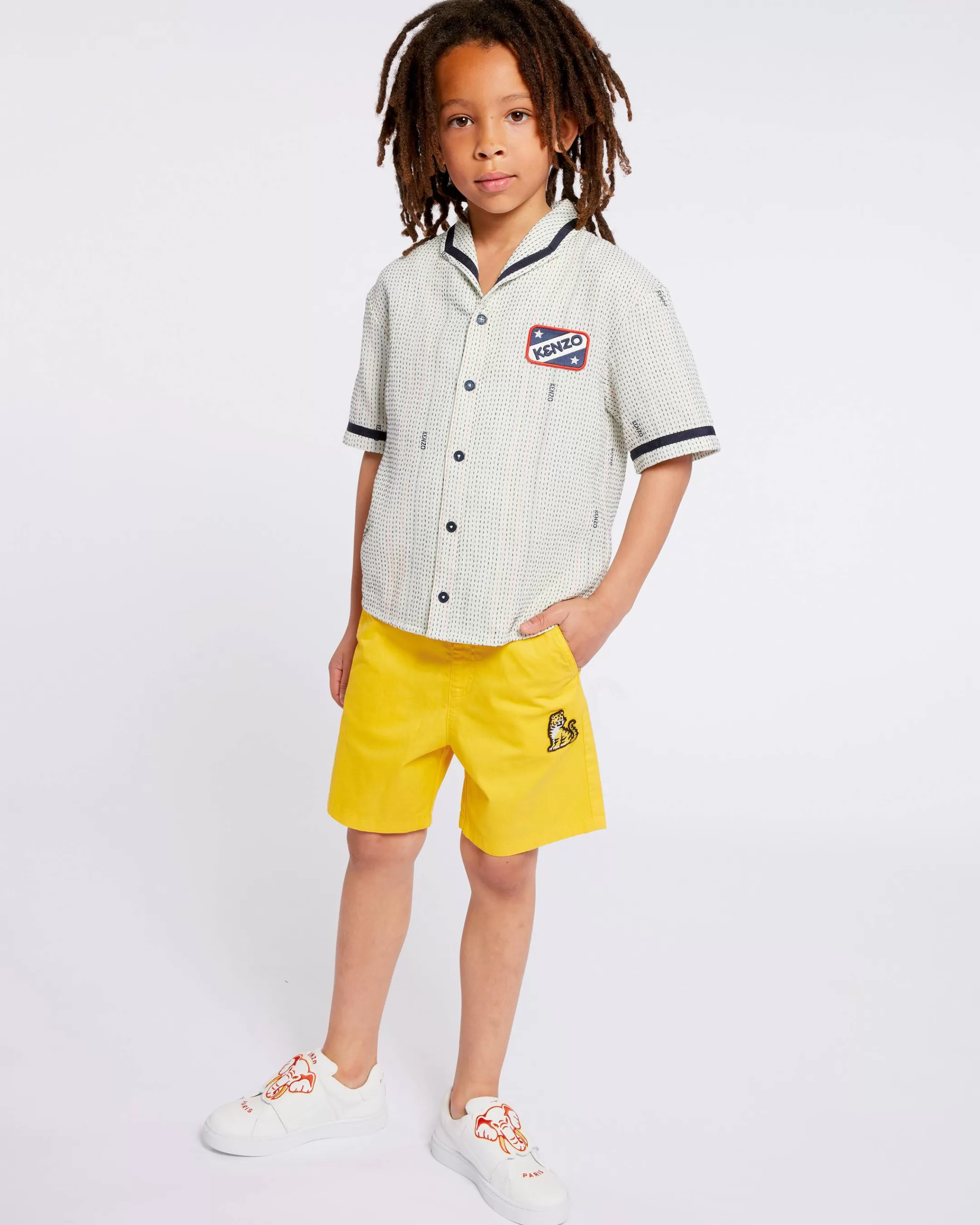 Clearance Camisa bordada bicolor 'Sailor' Niños Niños (3-12 años)