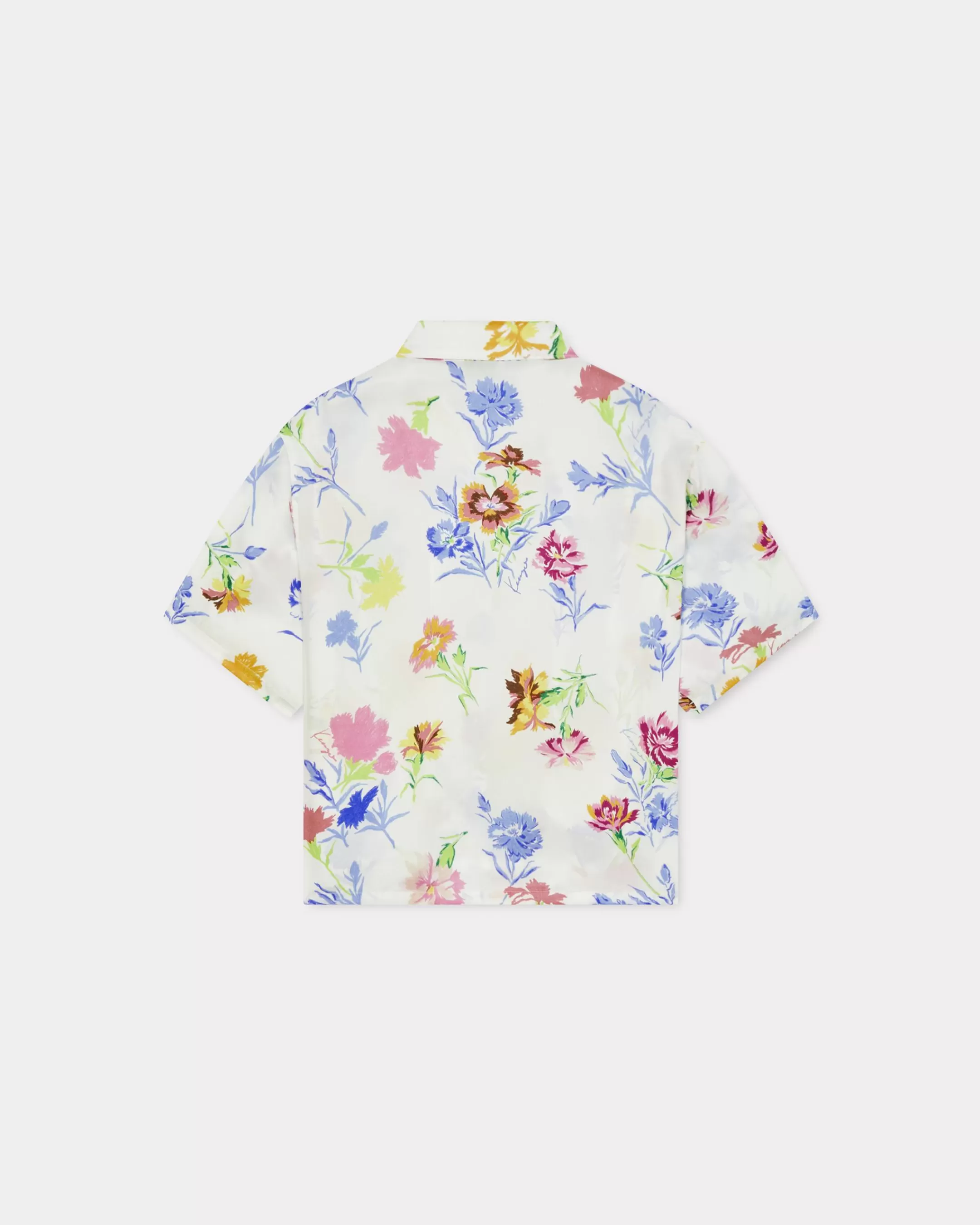 New Camisa hawaiana cropped ' Drawn Flowers' Mujer Camisas y Tops | Novedades