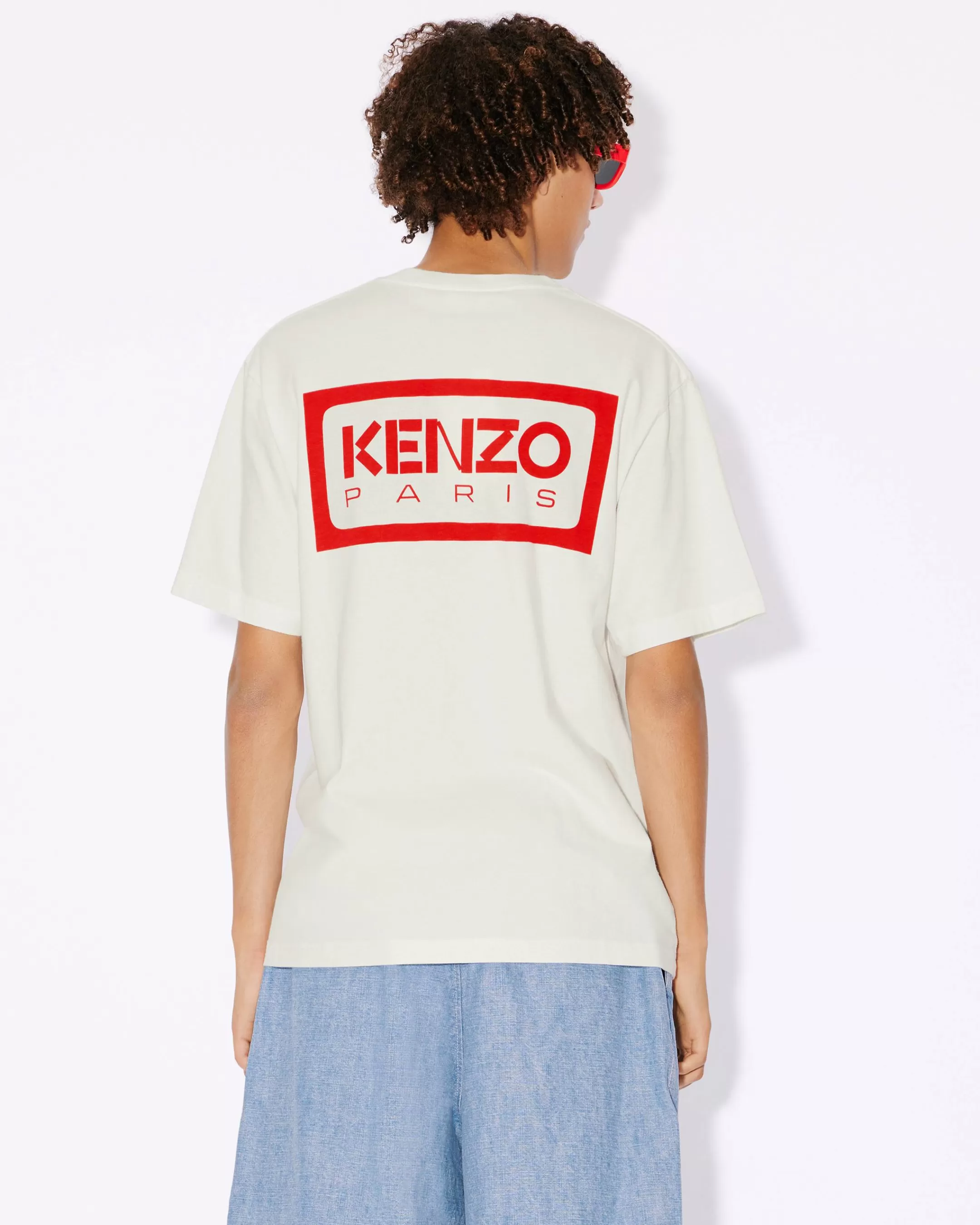 Best Sale Camiseta clásica con bordado 'Bicolor Paris' Hombre Camisetas y Polos