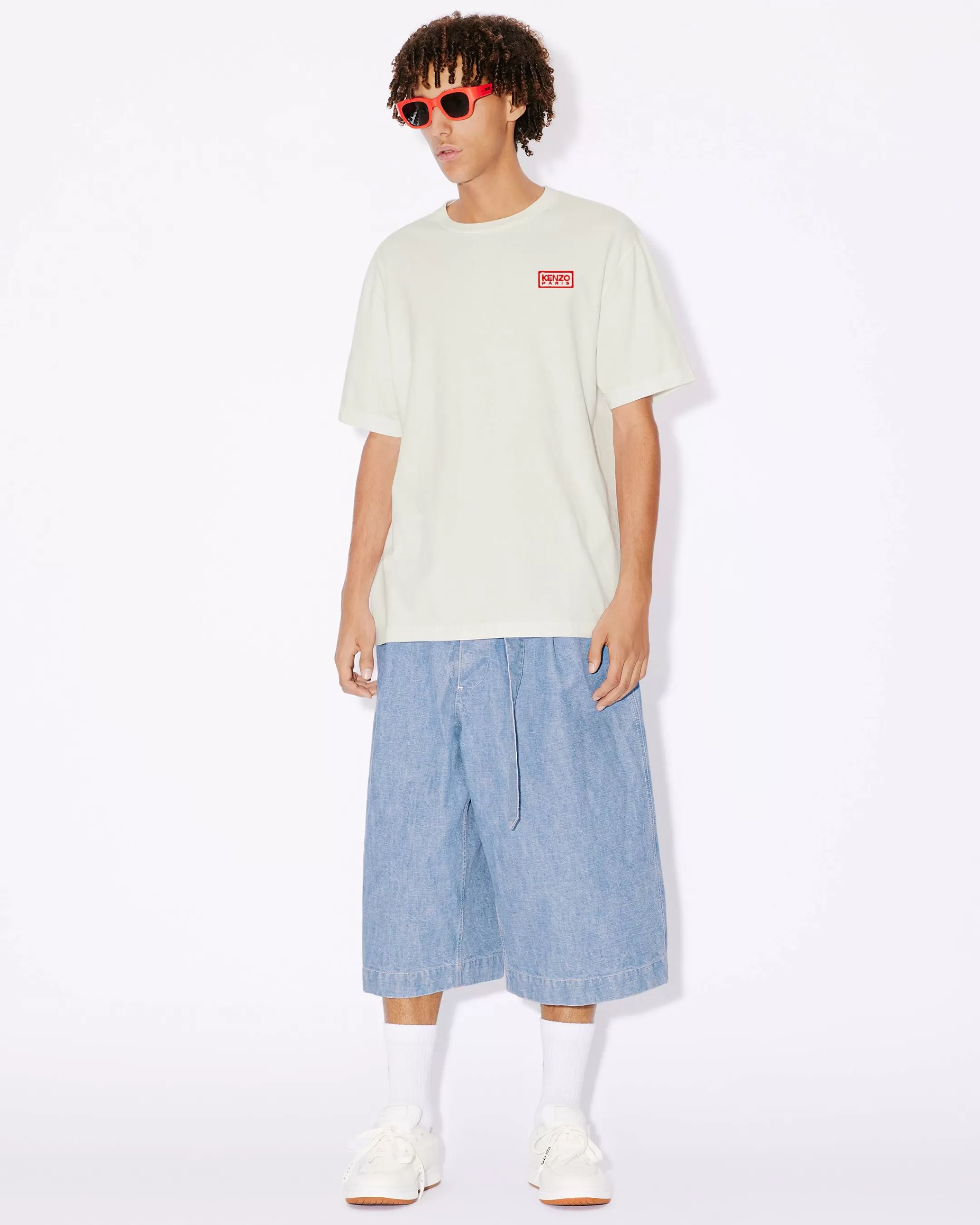 Best Sale Camiseta clásica con bordado 'Bicolor Paris' Hombre Camisetas y Polos