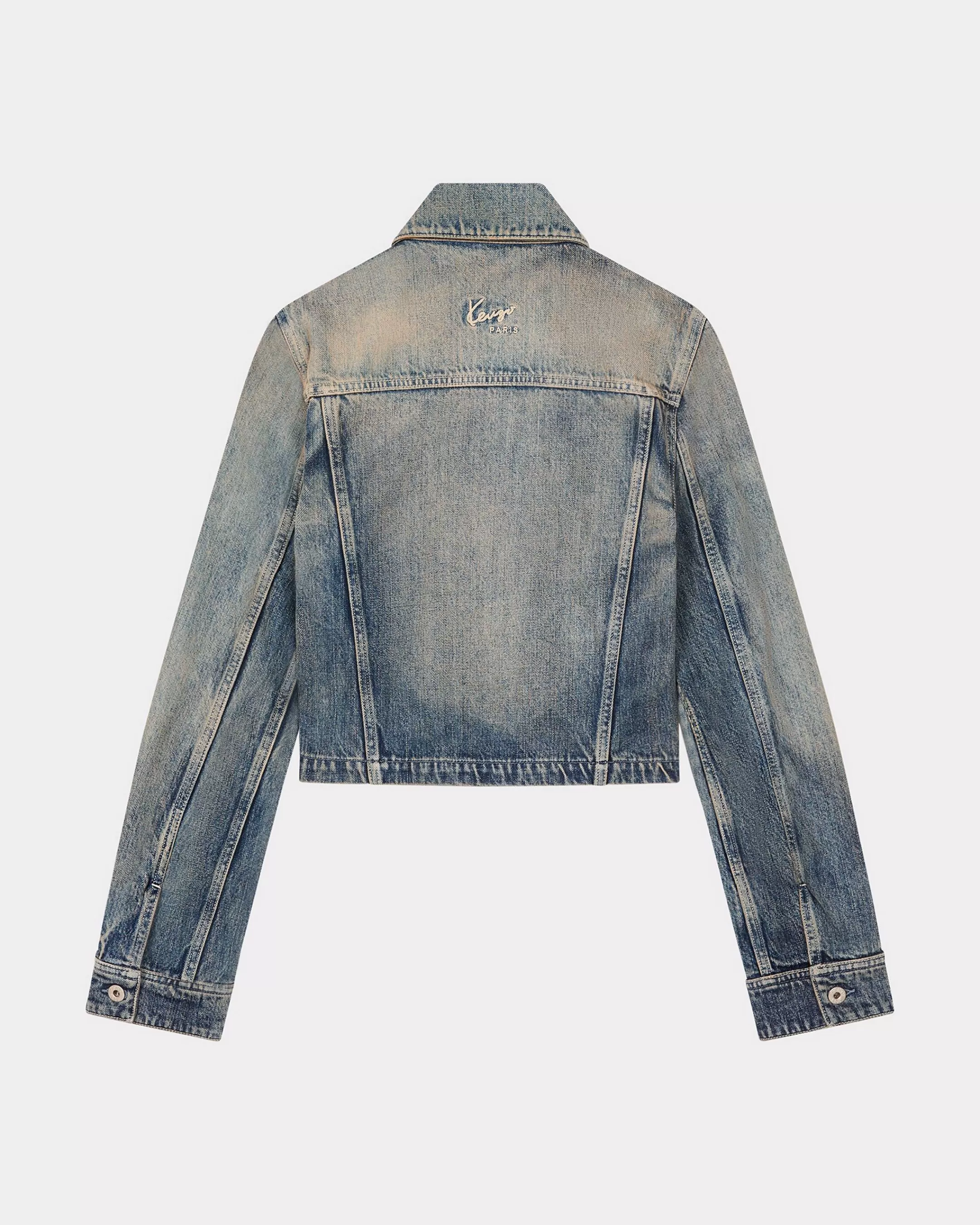 Sale Cazadora Trucker de tejido denim japonés Mujer Denim | Chaquetas y Abrigos