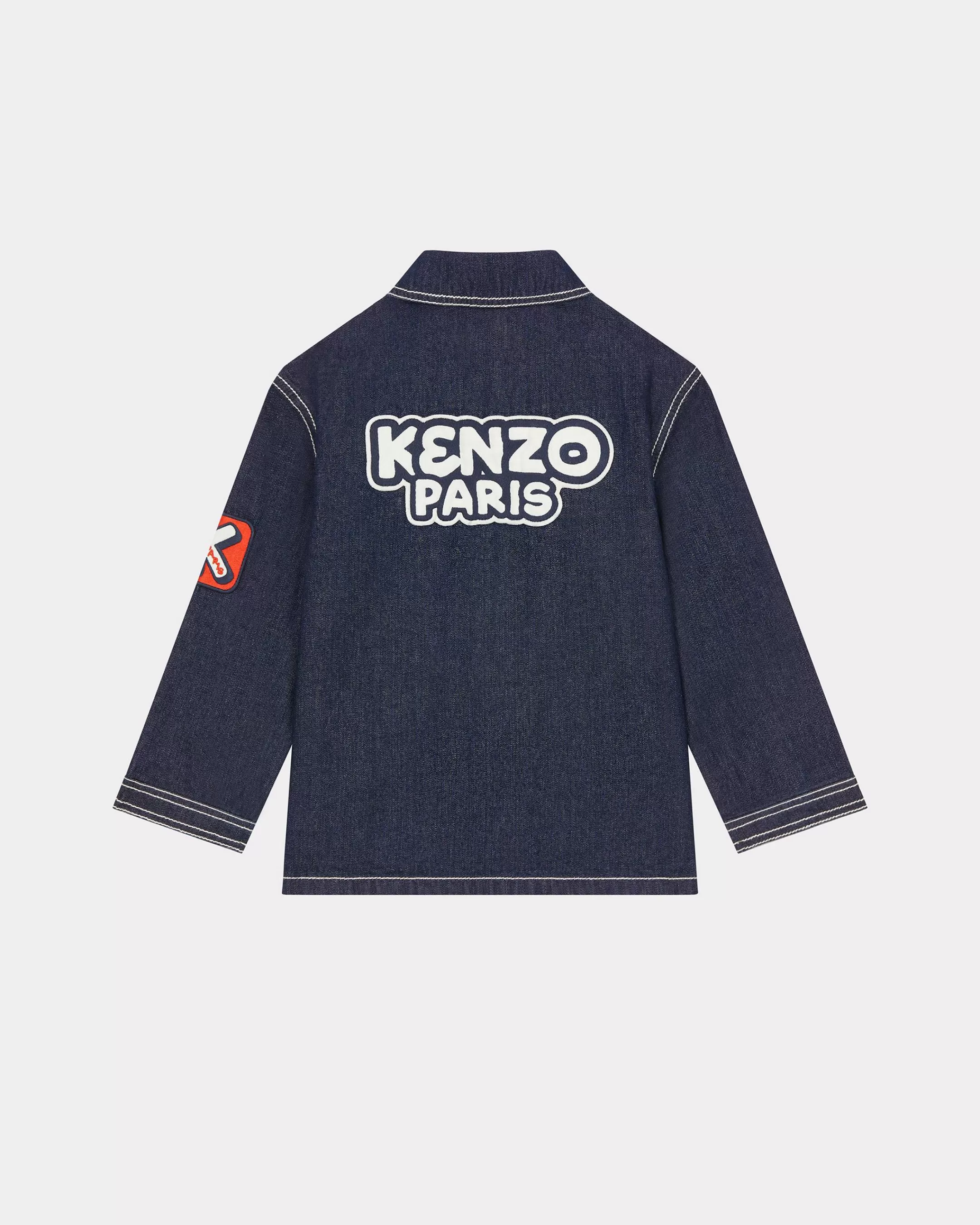 Online Chaqueta de denim con insignias bordadas 'Sailor' Niños Niños (3-12 años)