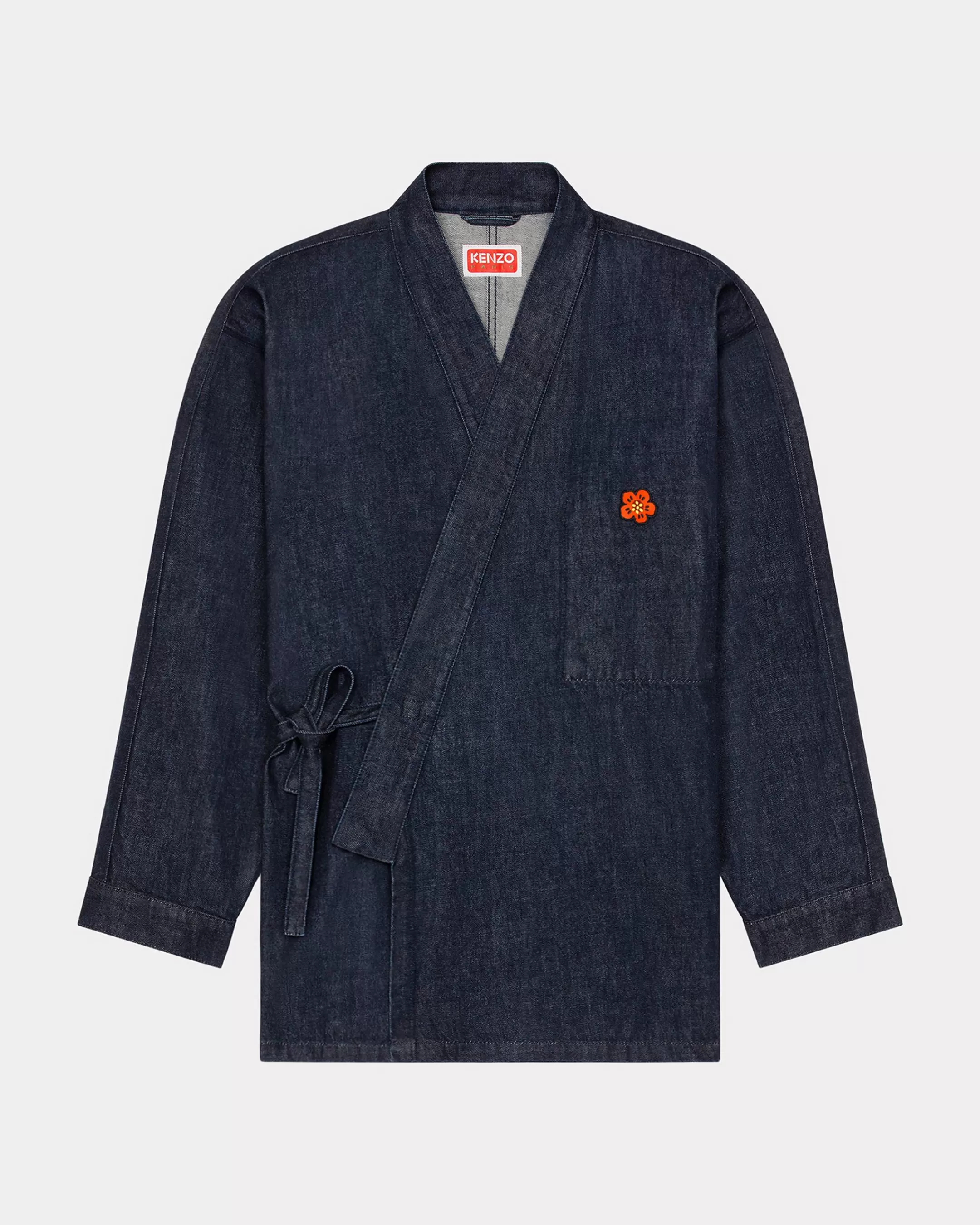 Cheap Chaqueta kimono vaquera logo 'Boke Flower' bordado Hombre Chaquetas y Abrigos