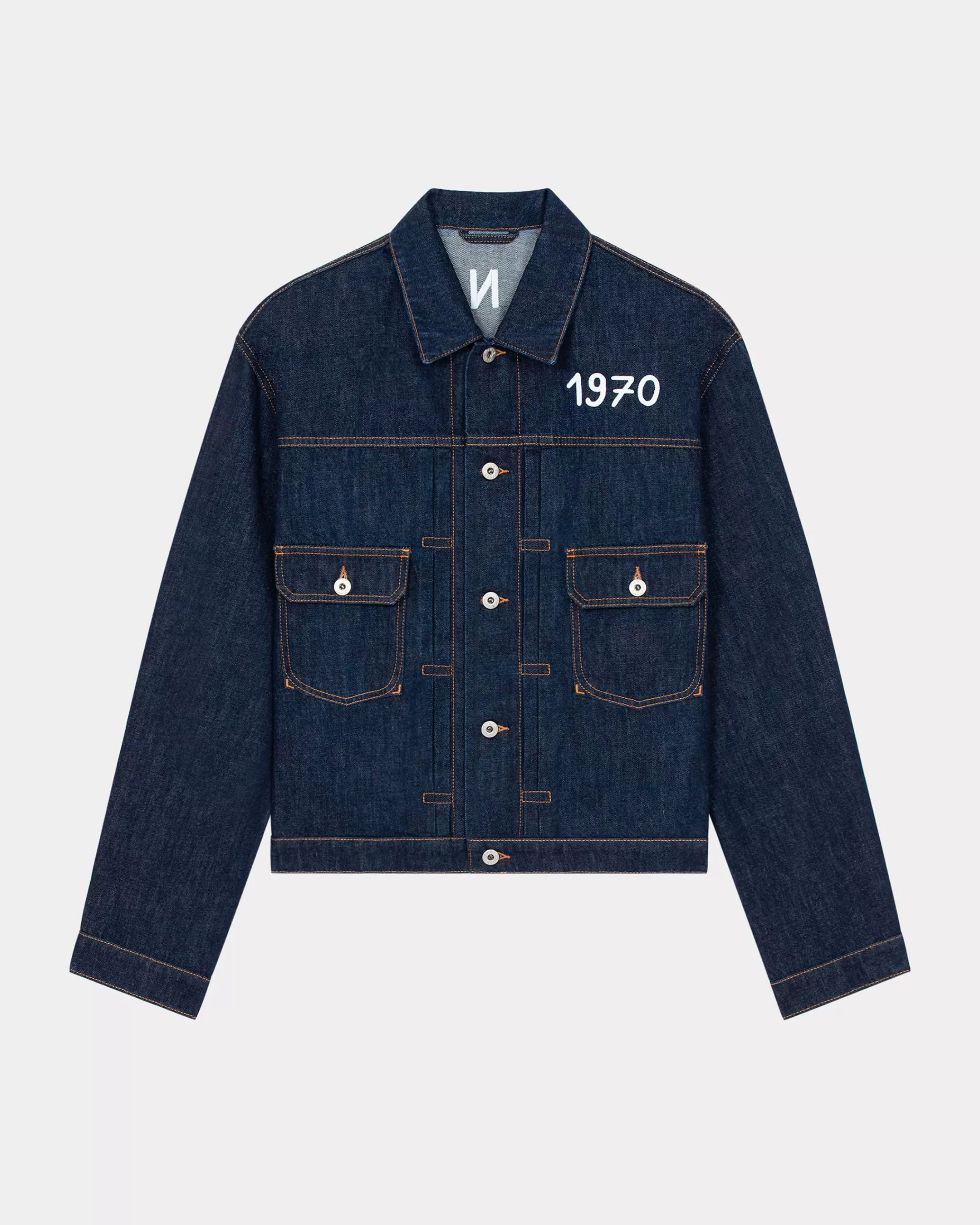 Flash Sale Chaqueta Trucker vaquera con bordado 'Year of the Dragon' Mujer/Hombre Denim | Chaquetas y Abrigos