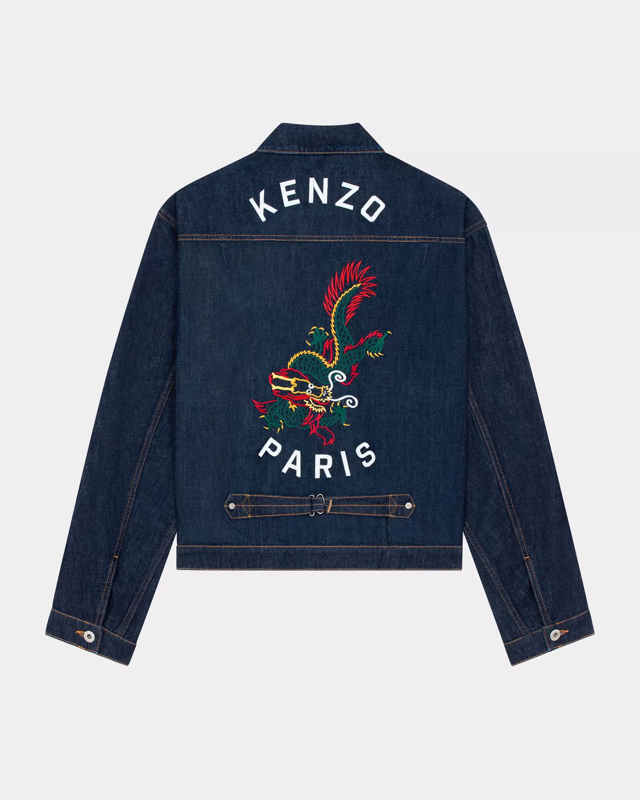 Flash Sale Chaqueta Trucker vaquera con bordado 'Year of the Dragon' Mujer/Hombre Denim | Chaquetas y Abrigos