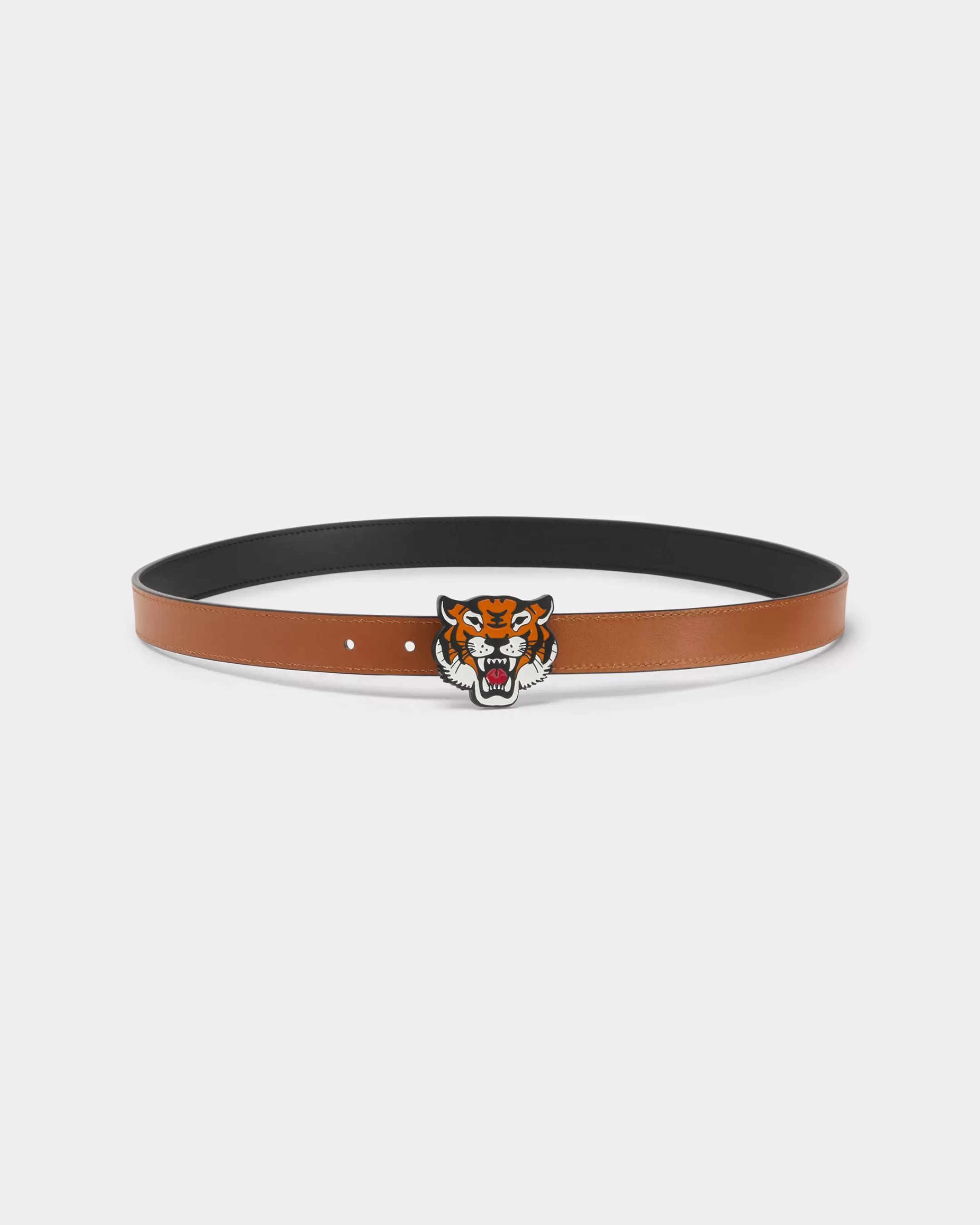 Clearance Cinturón reversible ' Buckle' de piel Mujer Lucky Tiger | Cinturones