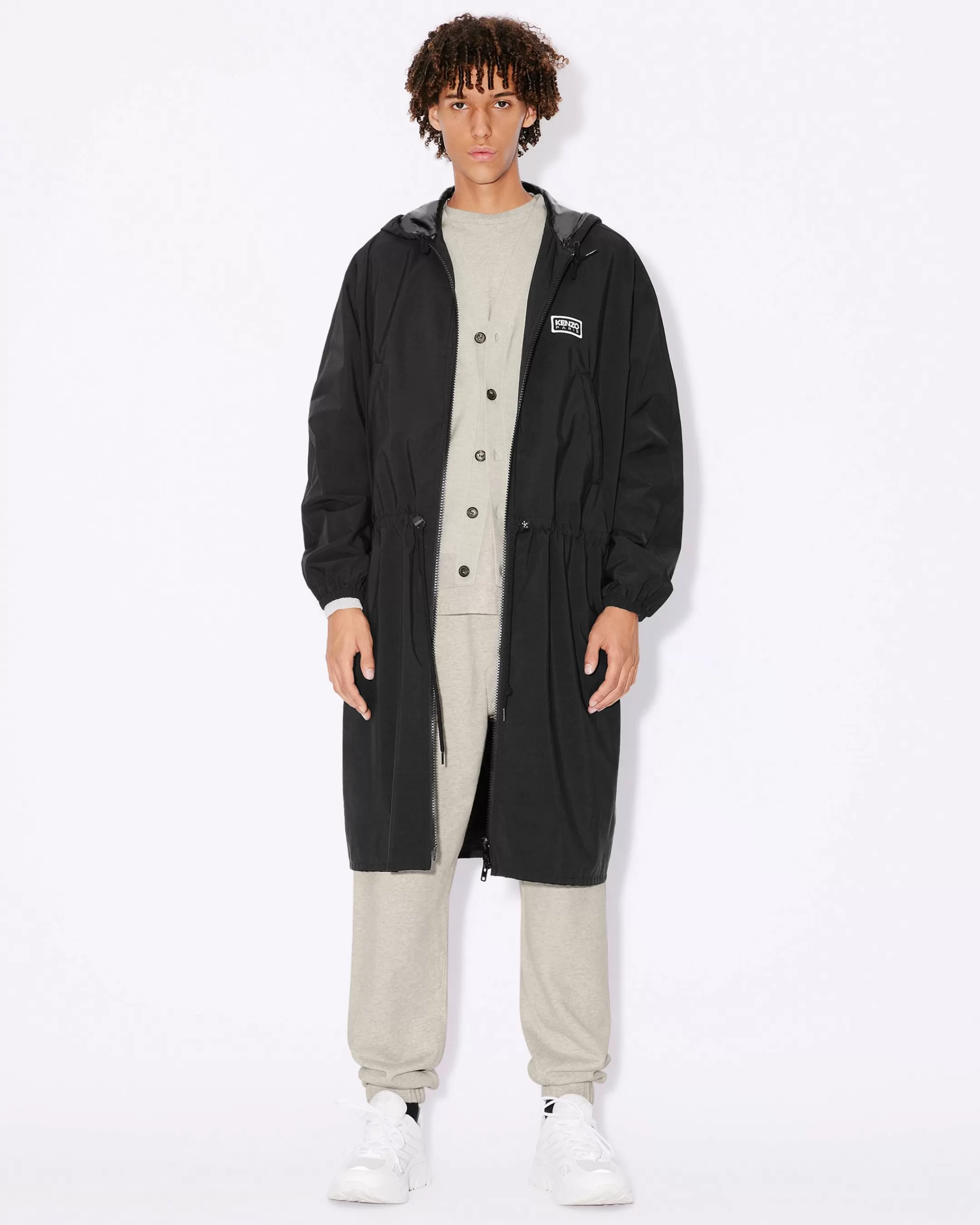 Best Sale Cortavientos largo 'Bicolor Paris' Hombre Chaquetas y Abrigos