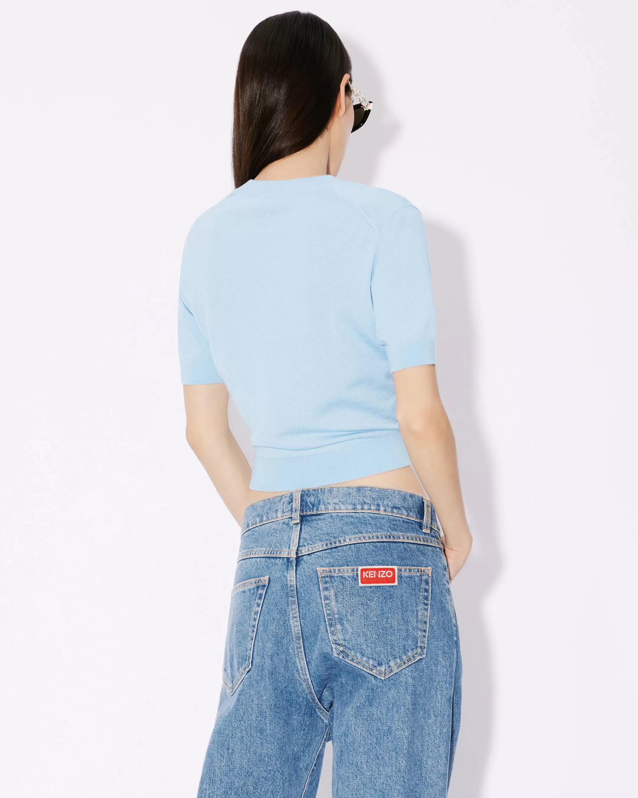 Online Jersey de manga corta con parche 'Boke Flower' bordado Mujer Jerséis | Boke Flower