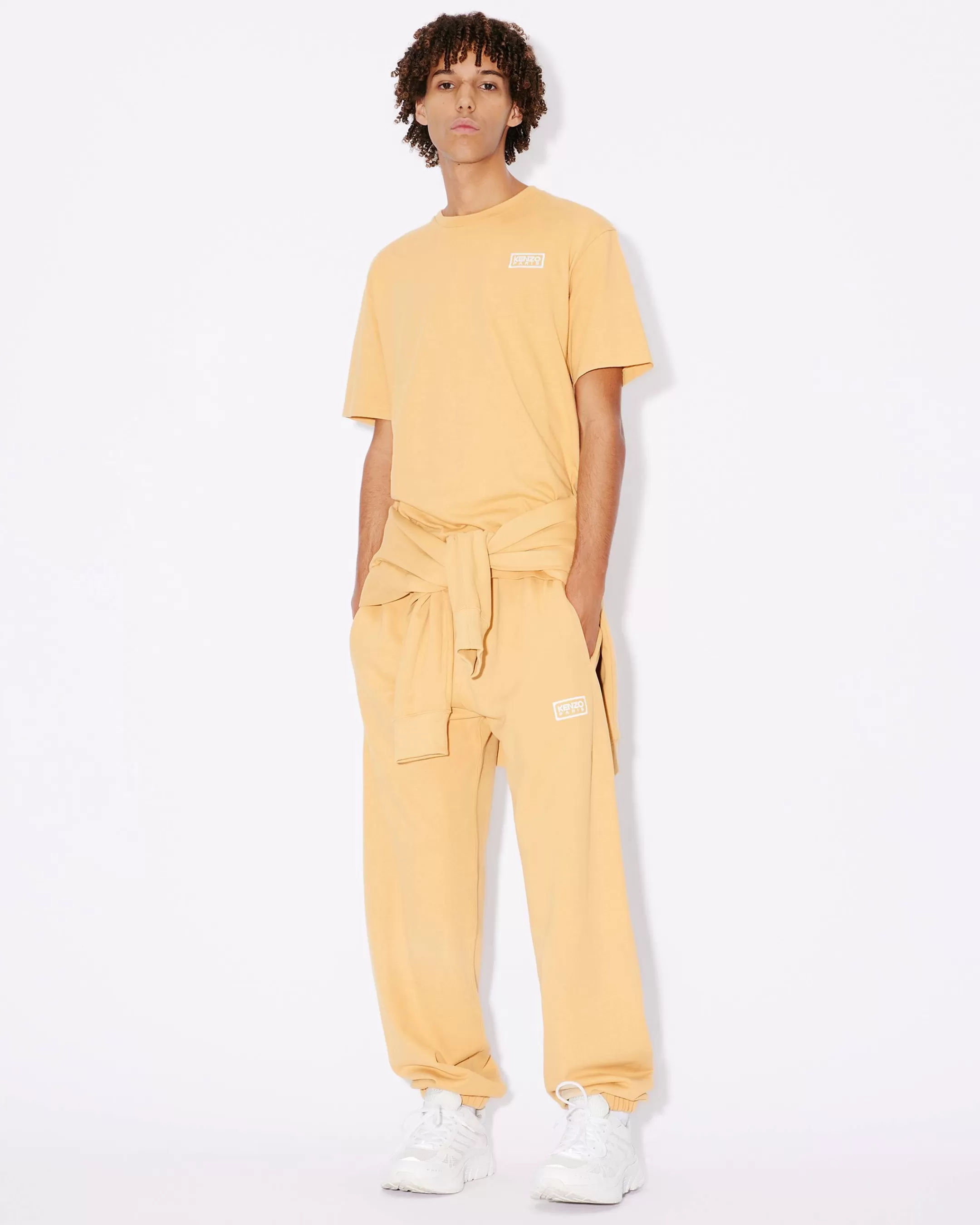 Outlet Pantalón de chándal bordado con parche 'Bicolor Paris' Hombre Pantalones