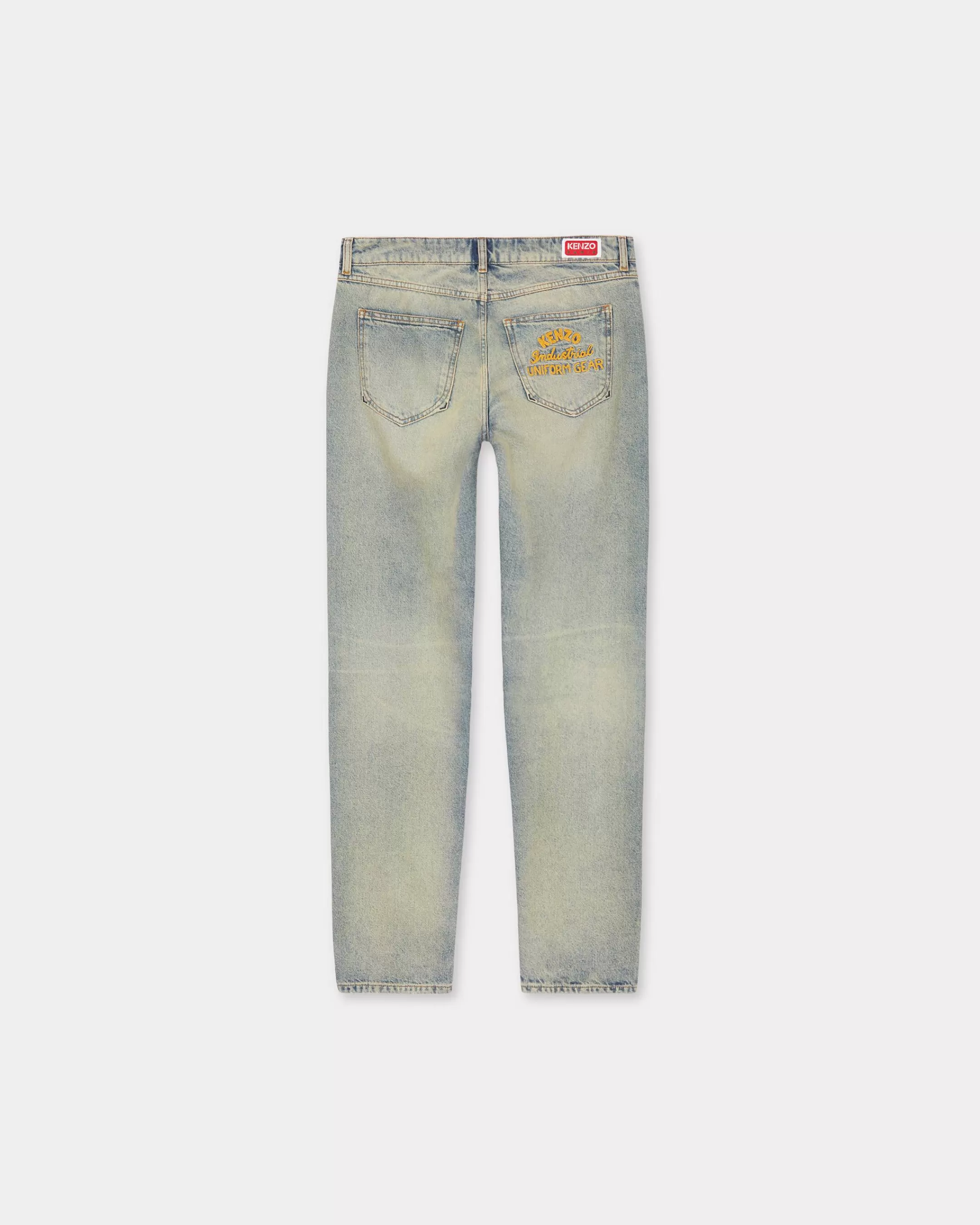 Cheap Pantalón vaquero ajustado Bara ' Drawn Varsity’ Hombre Denim | Pantalones