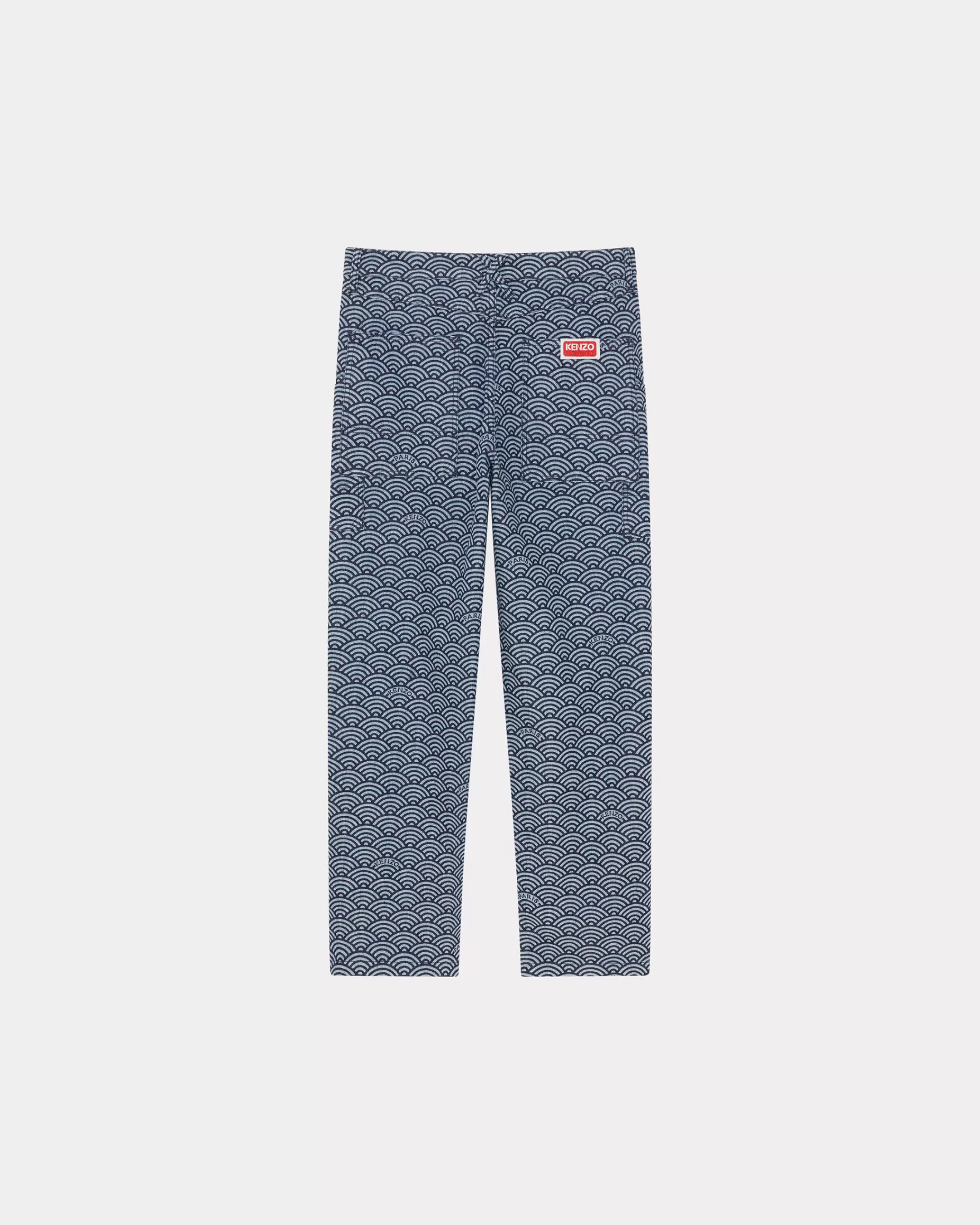 Sale Pantalón vaquero cargo Monkey ' Seigaiha' Hombre Denim | Novedades