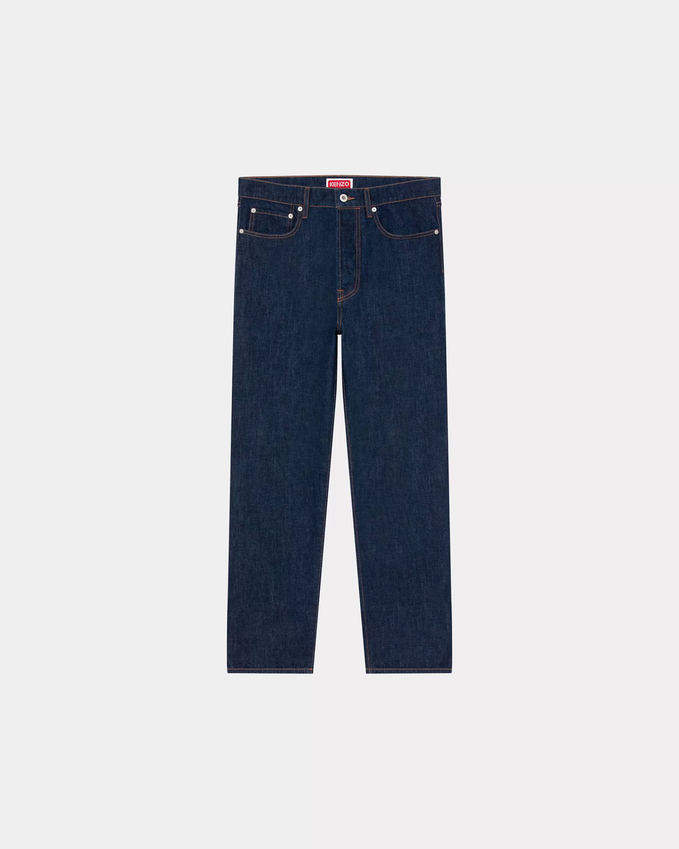 Sale Pantalón vaquero cropped de corte recto ASAGAO 'Year of the Dragon' Mujer/Hombre Denim | Pantalones