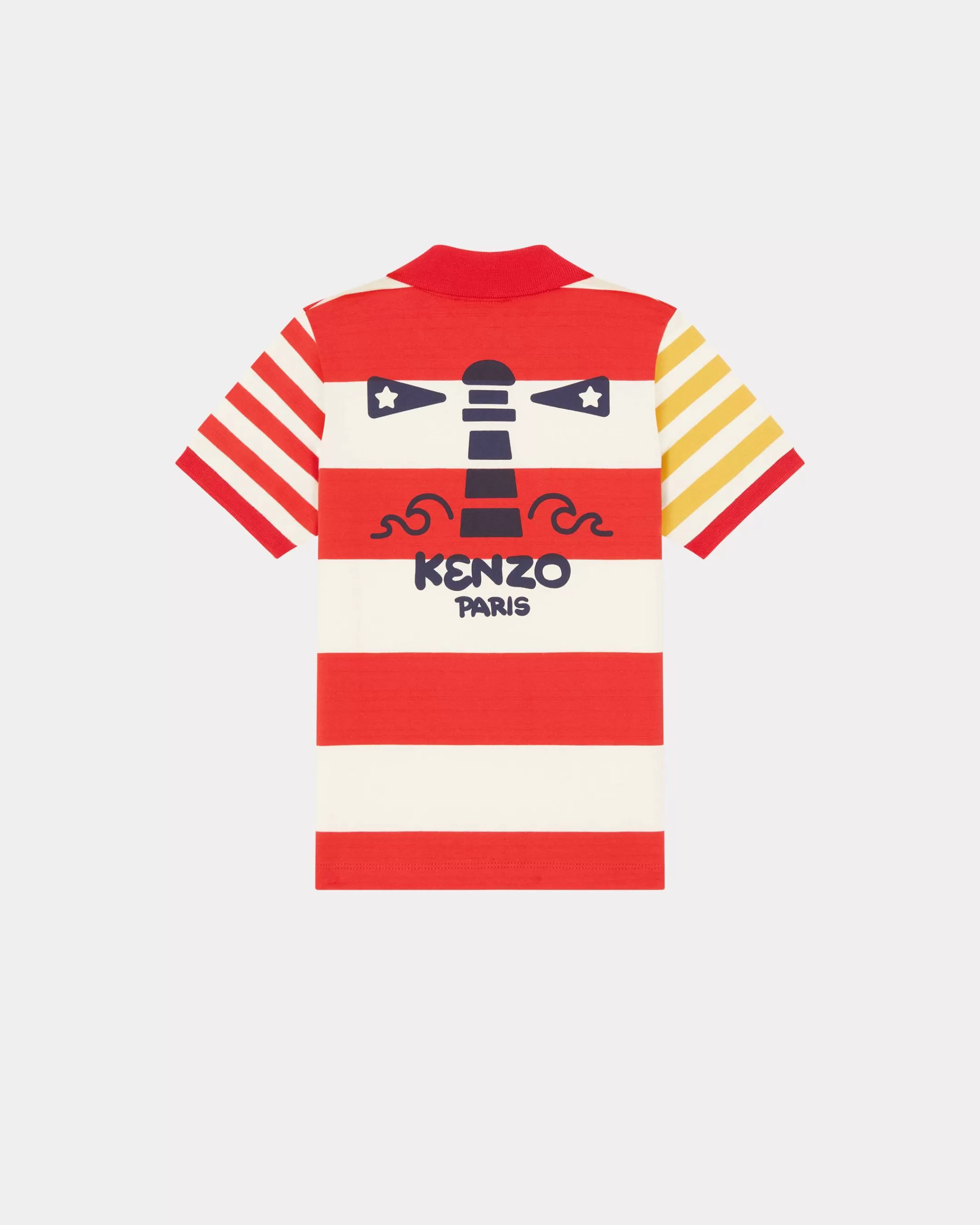 Store Polo de rayas con estampado en la espalda 'Sailor' Niños Niños (3-12 años)
