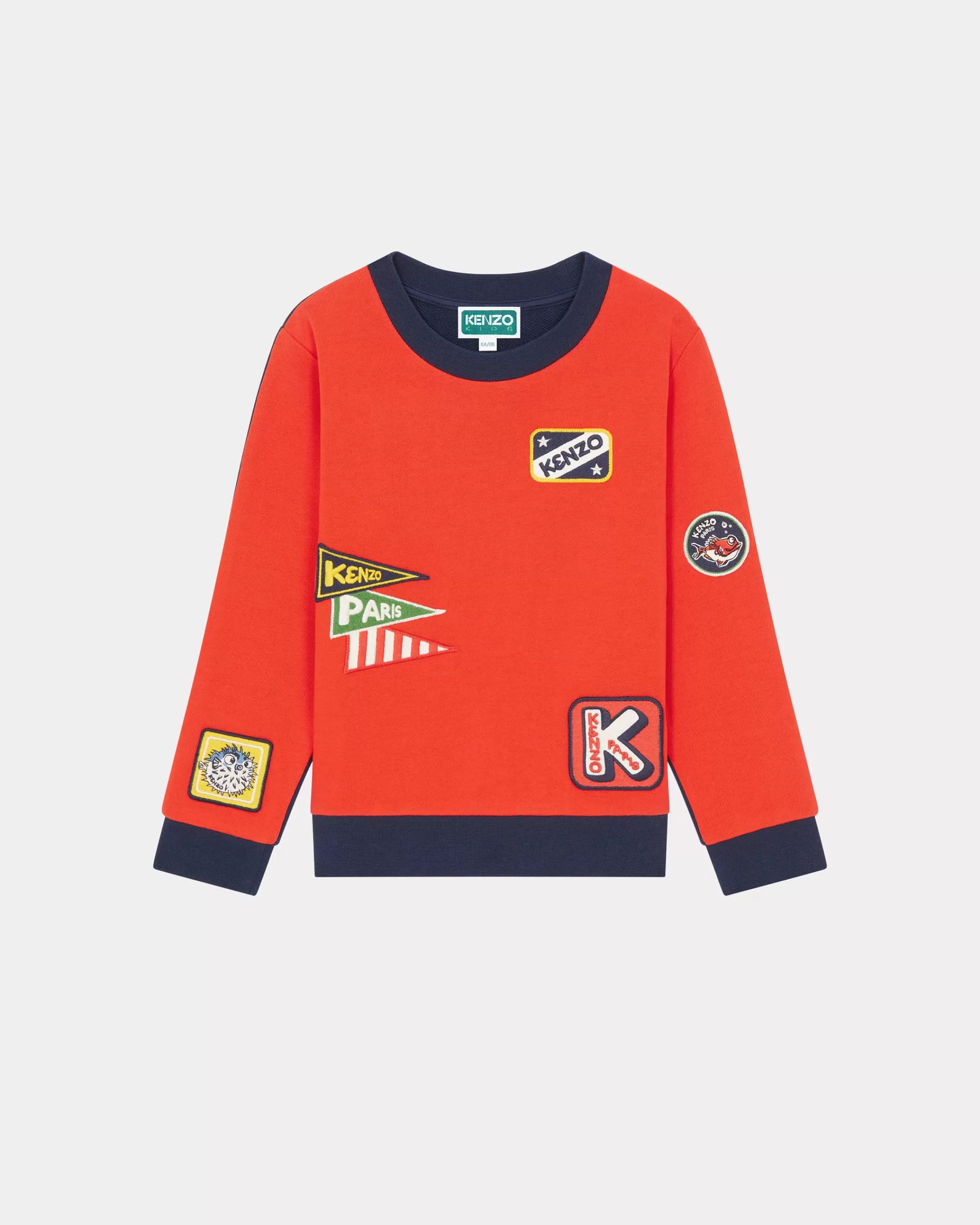 Outlet Sudadera bicolor bordada 'Sailor' Niños Niños (3-12 años)