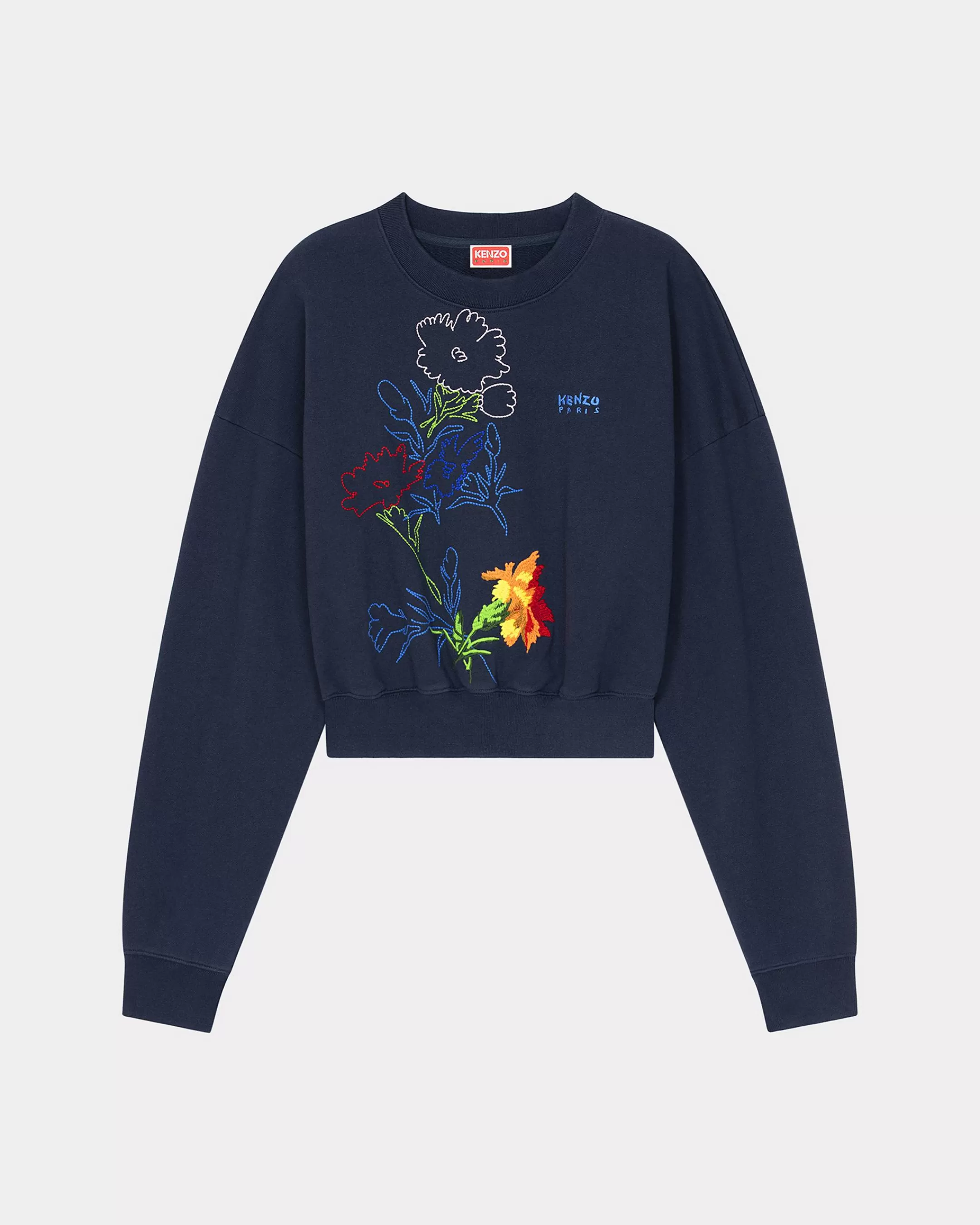 Cheap Sudadera bordada ' Drawn Flowers' Mujer Sudaderas y Hoodies | Novedades