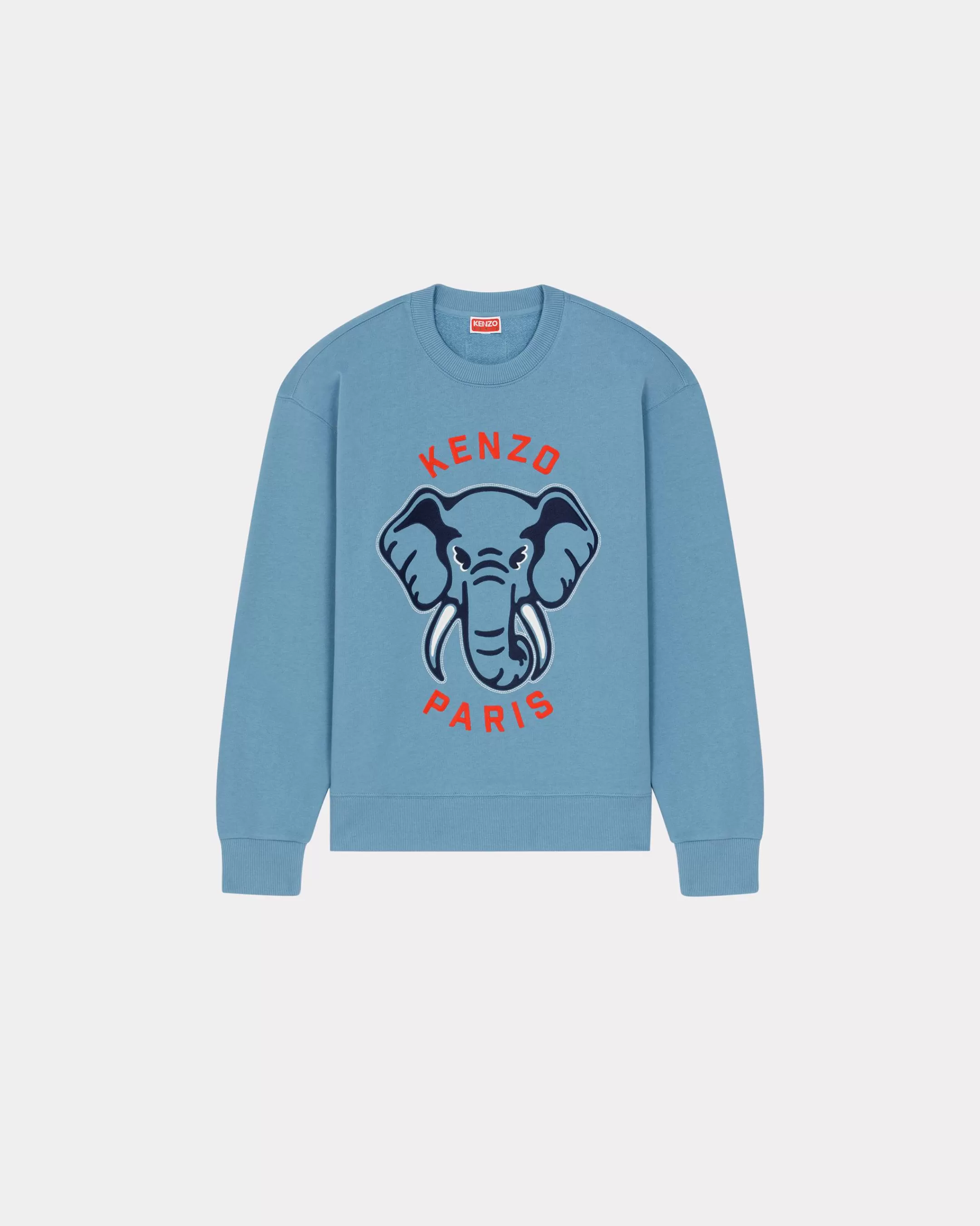 Shop Sudadera bordada Éléphant 'Varsity Jungle' Hombre Sudaderas y Hoodies