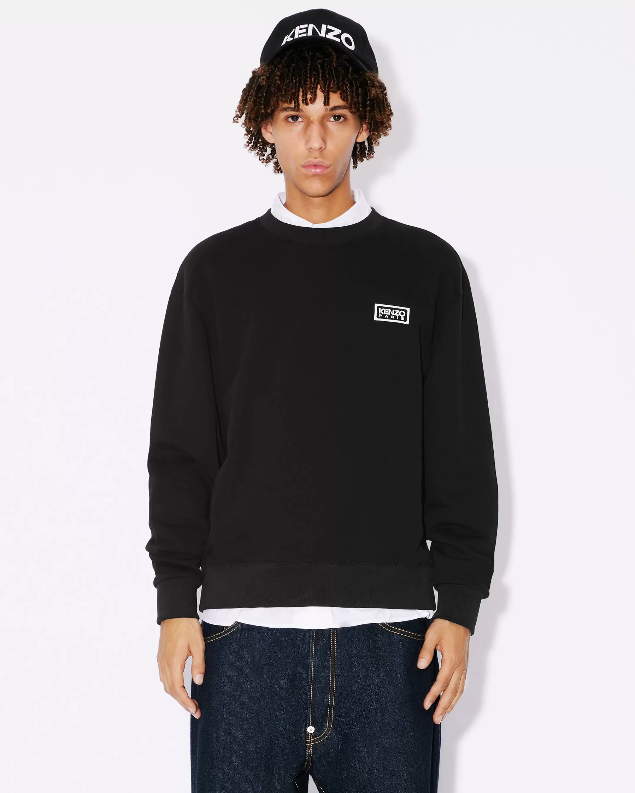 Best Sudadera clásica bordada 'Bicolor Paris' Hombre Sudaderas y Hoodies