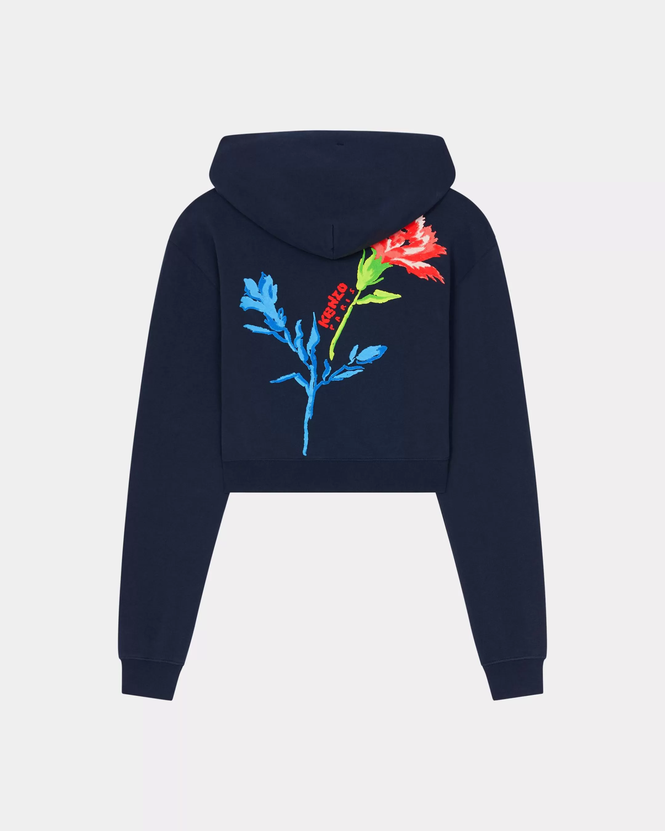 New Sudadera con capucha y bordado ' Drawn Flowers' Mujer Sudaderas y Hoodies | Novedades