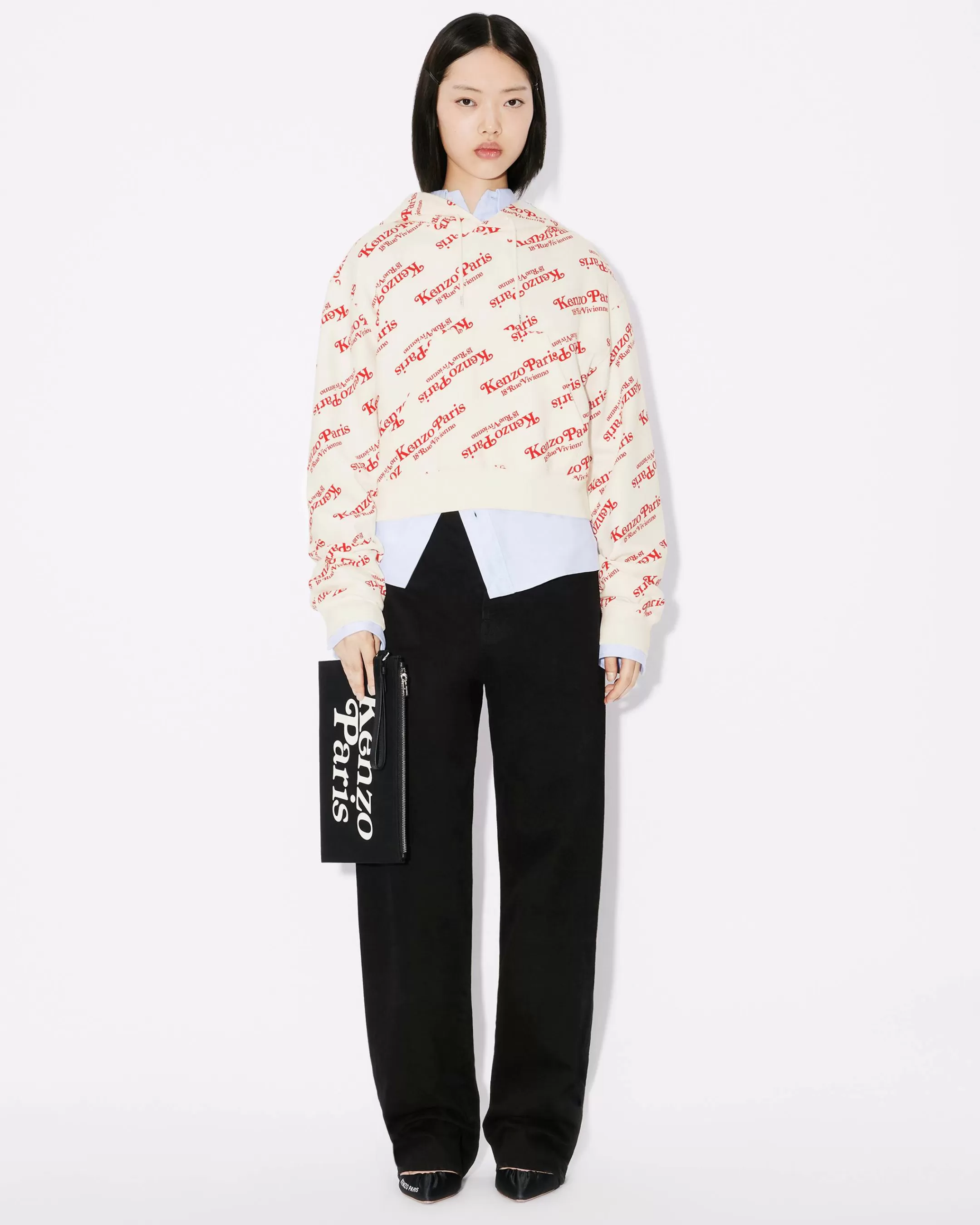 Cheap Sudadera corta con capucha ' by Verdy' Mujer Sudaderas y Hoodies