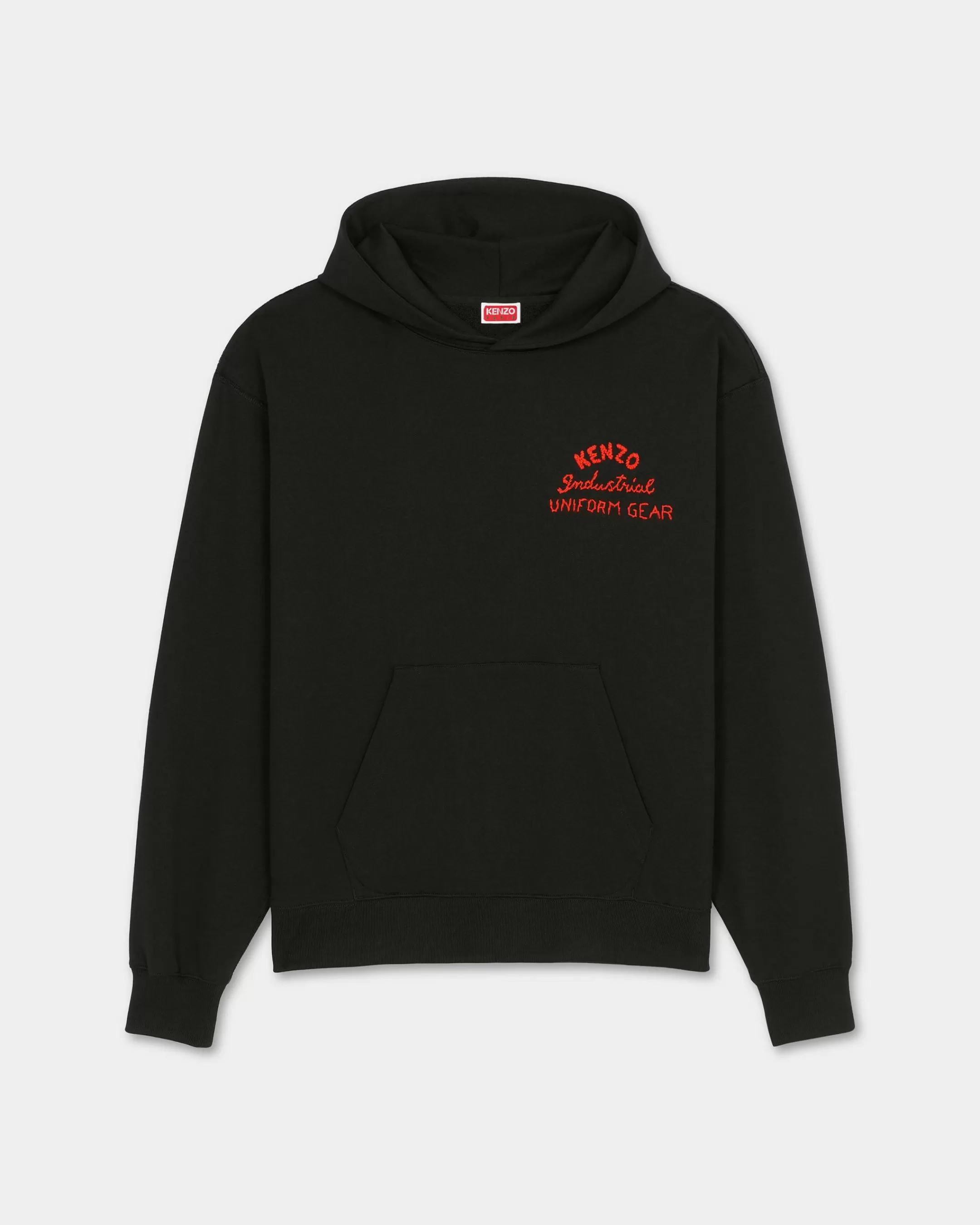 Best Sale Sudadera oversize con capucha y bordado ' Drawn Varsity' Hombre Sudaderas y Hoodies | Novedades
