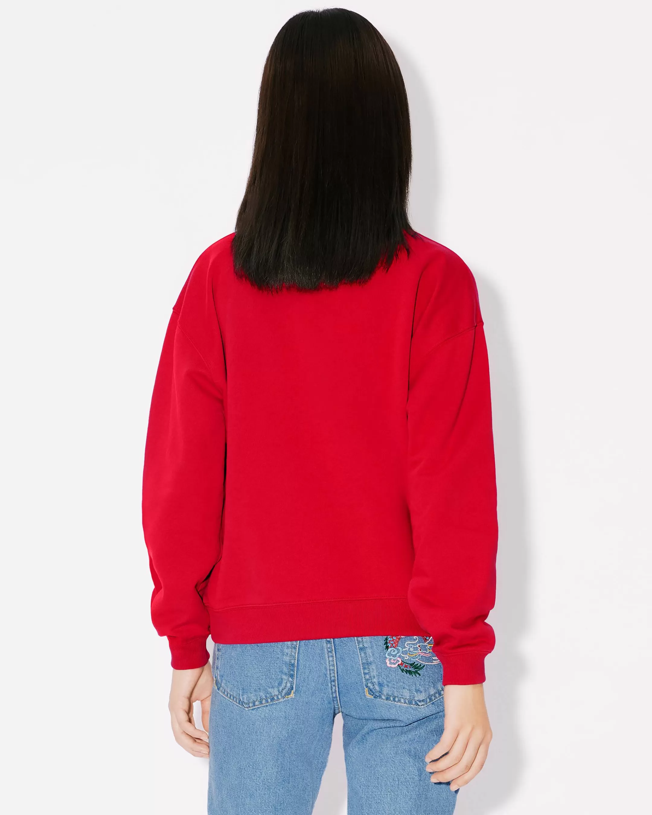 New Sudadera regular con motivo 'Year of the Dragon' bordado Mujer Sudaderas y Hoodies
