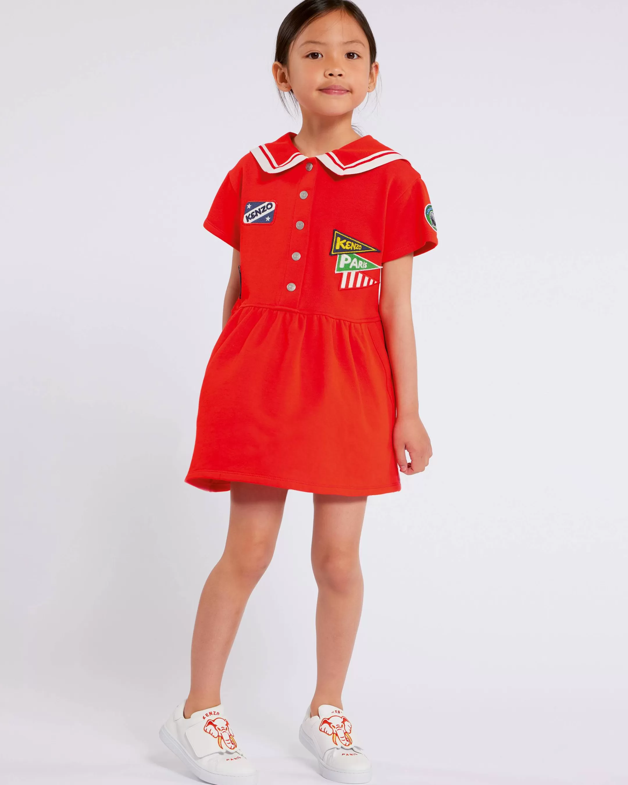 Clearance Vestido bordado de manga corta 'Sailor' Niñas (3-12 años)