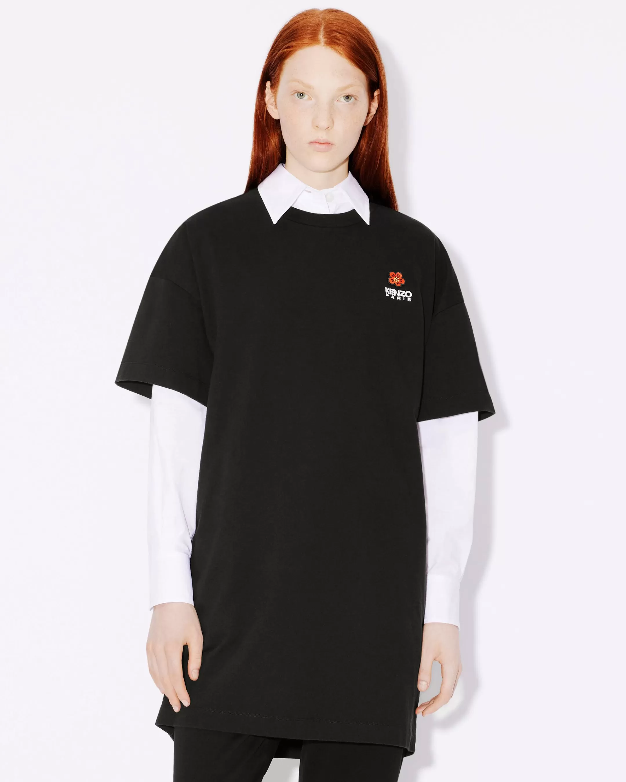 Outlet Vestido camiseta oversize logo 'Boke Flower' bordado Mujer Vestidos y Faldas | Boke Flower